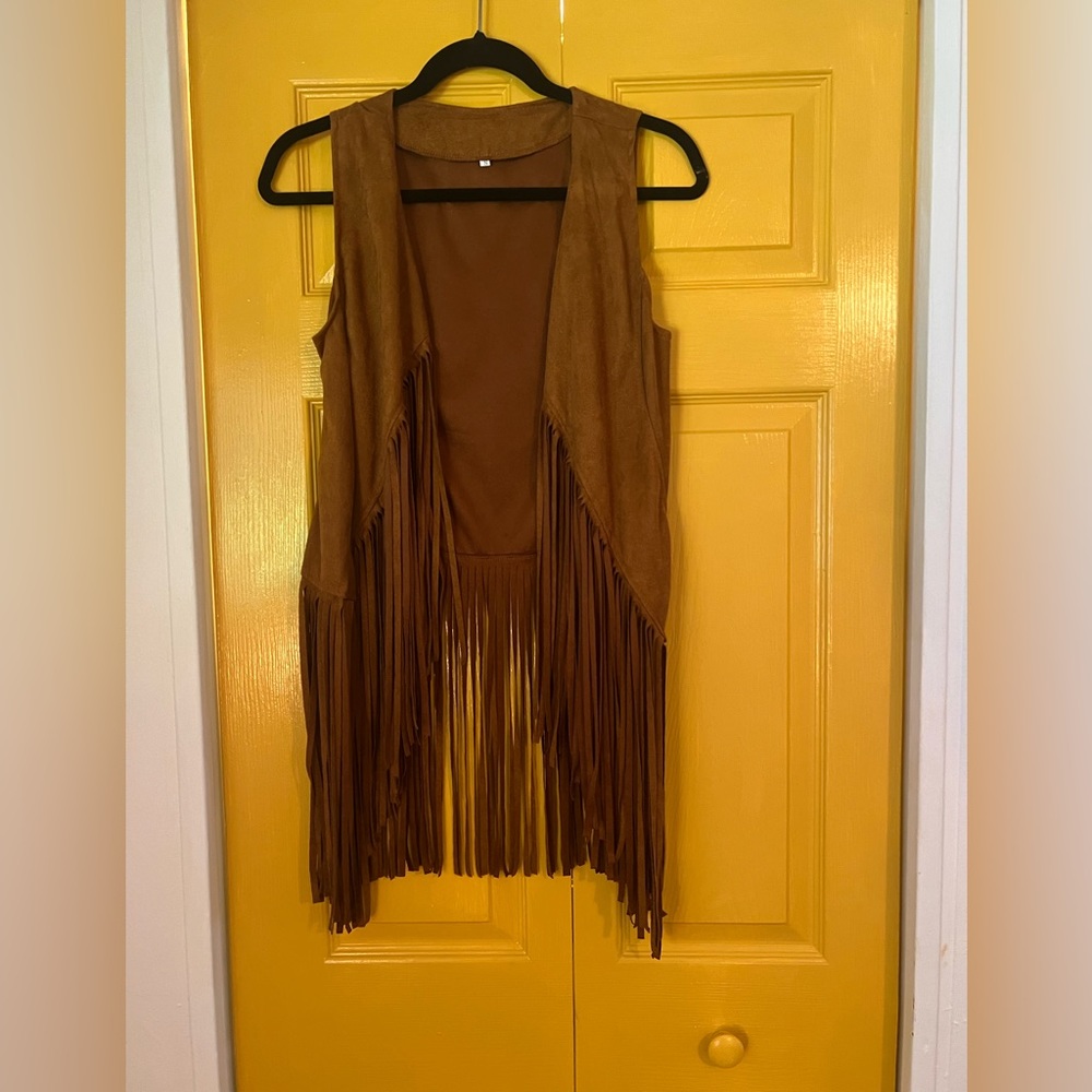 Boho Fringe Vest